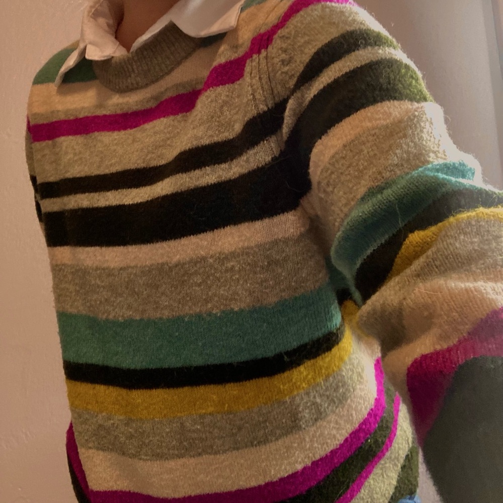 striped women’s sweater